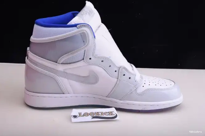 Cheap TBkick Air High Blue Zoom White 1 Jordan Retro CK6637-104 Racer 0518
